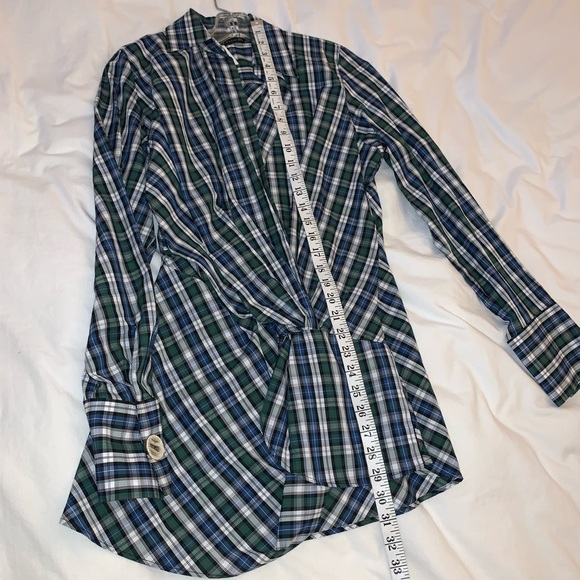 NEW| ZARA 100% Cotton Plaid Shirt - Picture 15 of 16
